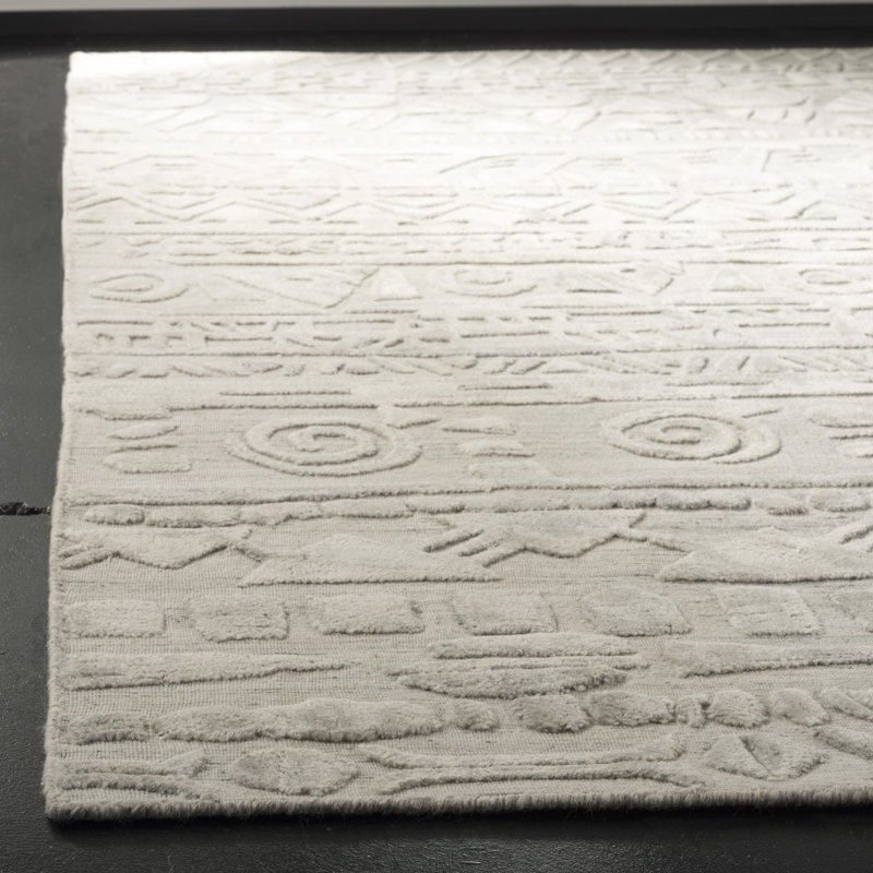 Tapis en laine de style sud-ouest Bourge, Rectangle 8 pi x 10 pi