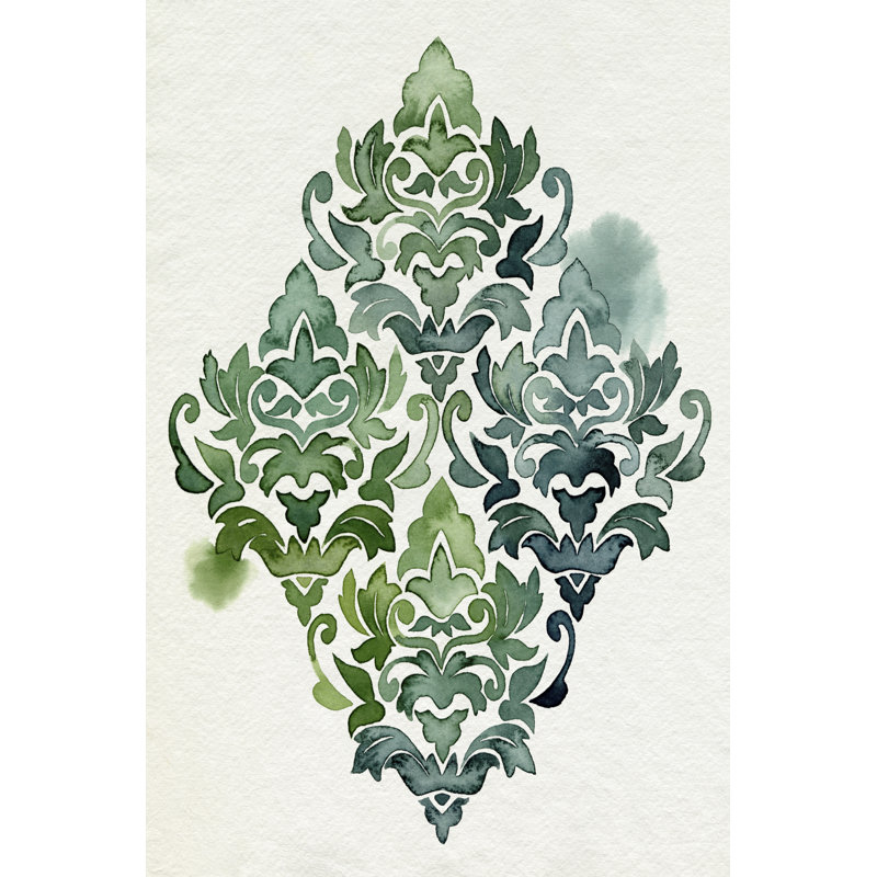 Algae And Azule Motif II by Grace Popp - Wrapped Canvas Print, 76cm H x 51cm W