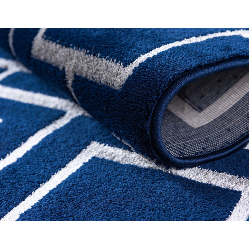 Tapis bleu Corando, Tapis de couloir 2 pi x 10 pi