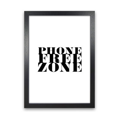 Phone Free Zone - Print
