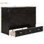 Grand lit escamotable avec grands tiroirs et port USB-849028352