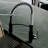 Karran Scottsdale Single-Handle Pull-Down Sprayer Commercial Style Kitchen Faucet in Matte Black / Spot-Free Stainless Steel-115958473