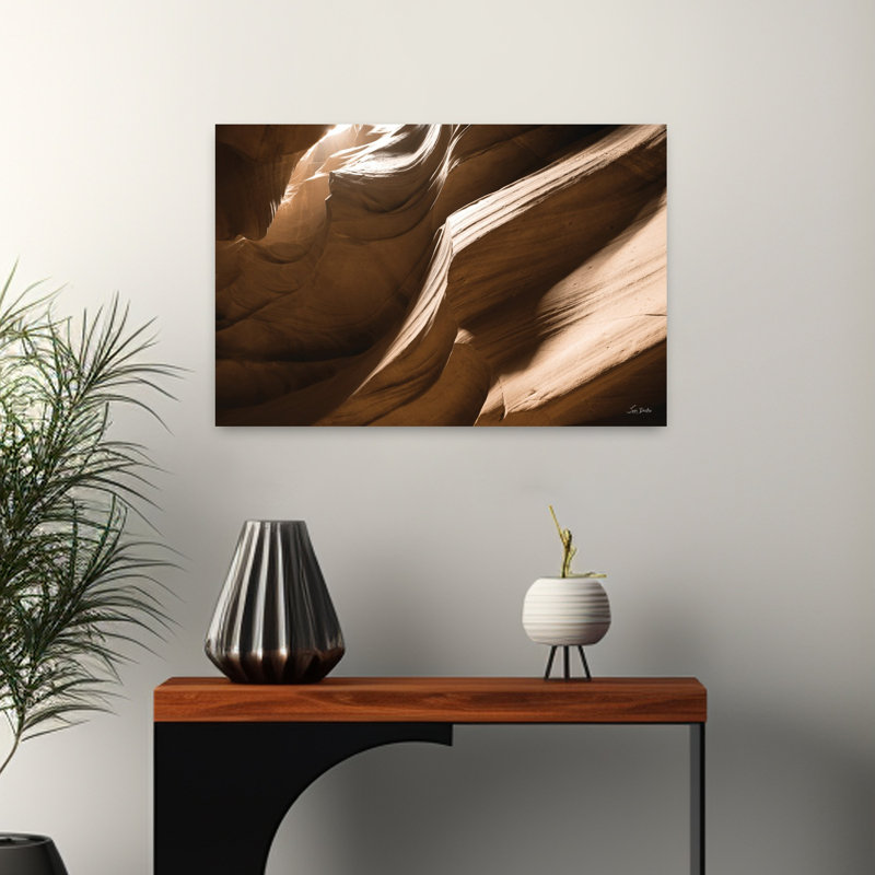 Canyon Abstract II, art contemporain abstrait, H 16 po x l 24 po