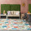 Tapis rouge / bleu Thundelarra-898646783