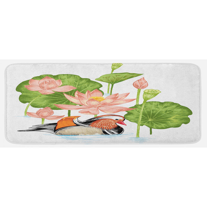 Tapis de cuisine en caoutchouc canard