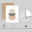 «Mid Century Modern Abstract Shapes», impression encadrée, affiches, petit art mural-104787140-104787144
