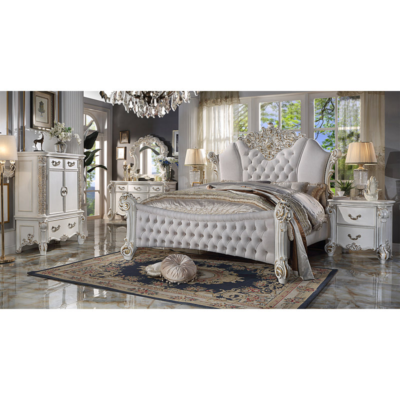 Vendom bed, Très grand, Blanc