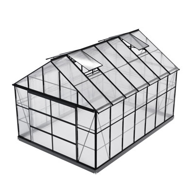 Outdoor Walk-in Aluminum Polycarbonate Greenhouse