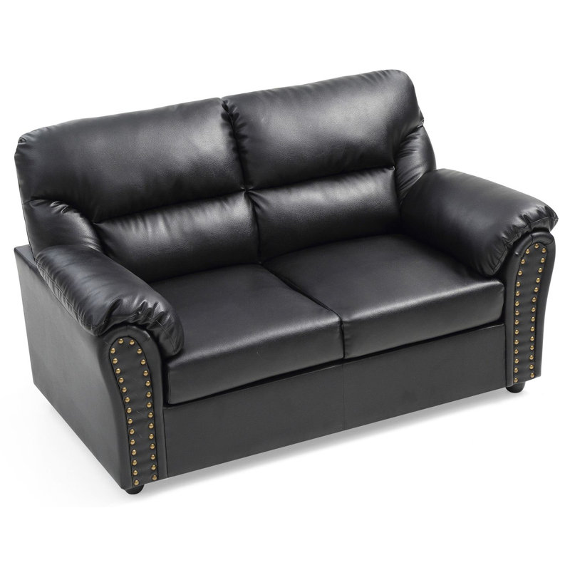 Olney 60in Loveseat, Black