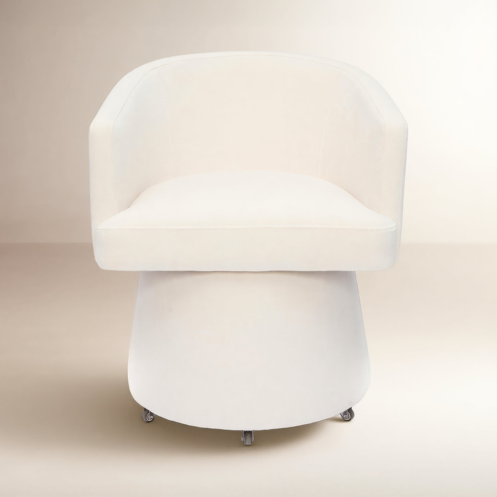 Chadbourn Fabric Office Chair, Cream