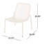 Chaises d'appoint empilables en maille métallique Bisso-1244245641