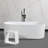 18.5'' W Solid Surface Resin Shower Bench-95354809