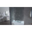 Porte de douche coulissante sans cadre l 60 po x H 76 po-64345429
