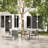 Mariene 4 - Person Patio Dining Set with Square Table , Cushions Included-99360942-99360943