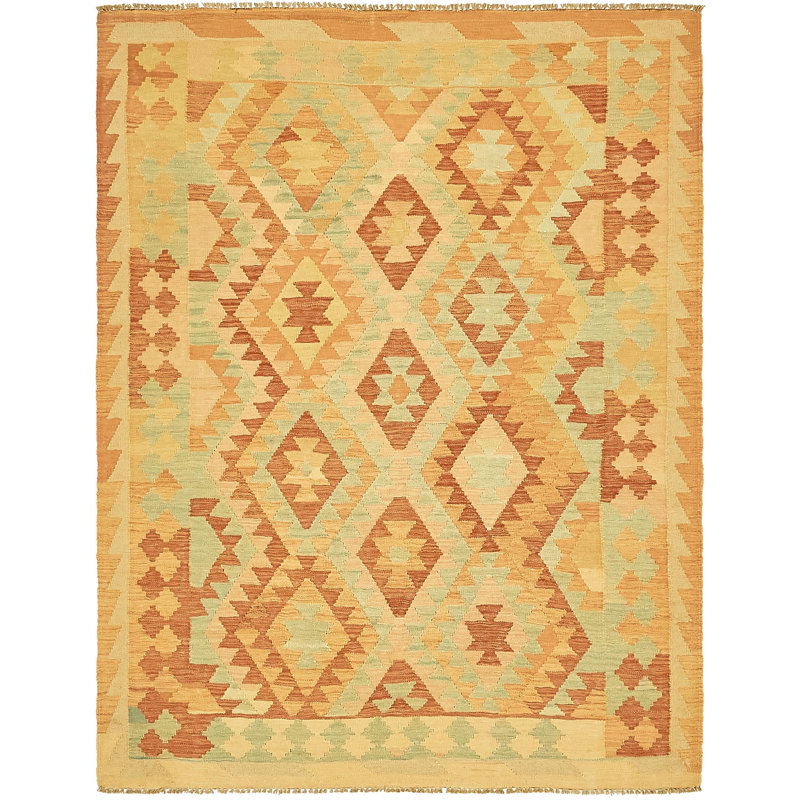 Tapis intérieur en laine 5 pi x 6 pi 6 po one-of-kind-noué la main Elland