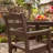 7-Piece HDPE Outdoor Dining Set For 6 – All-Weather Patio Table & Chairs With 2" Umbrella Hole-1549270189