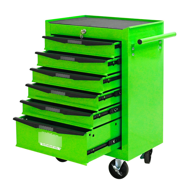 Nuss 12.92 in. W -Drawer Bottom Rollaway Chest with Wheels
