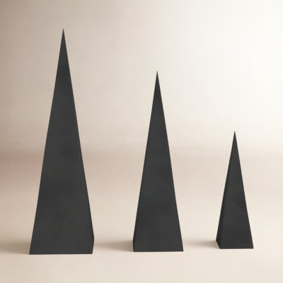 Fisher 3-Piece Ceramic Sculpture