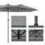 15 x 9 pi Parasol de marché pour patio avec base-345788116