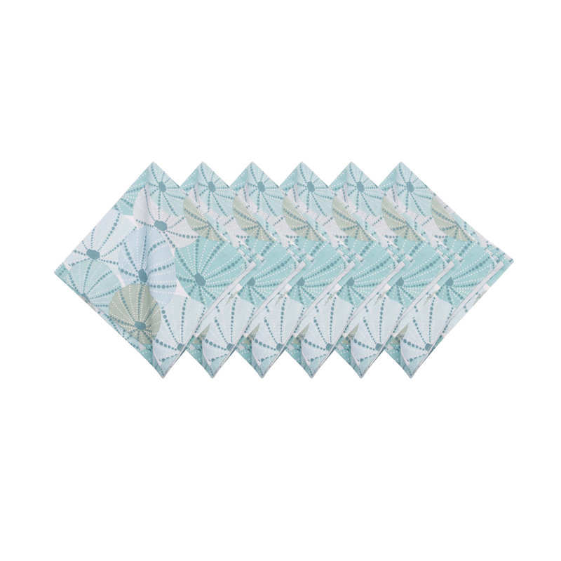 Sea Urchin Shores Napkins Set of 6