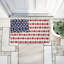 Tapis de porte d'extérieur imprimé drapeau nautique Vibe, par Arrolynn Weiderhold, 18 po x 30 po