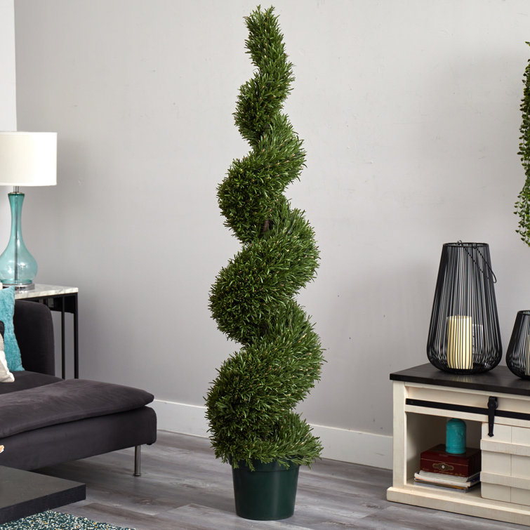 Rosemary Faux Cedar Topiary in Pot
