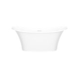 Toulouse 60" x 29" Freestanding Soaking Bathtub with No Overflow Hole