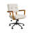 Upholstered Swivel Home Office Desk Chair-1400671504