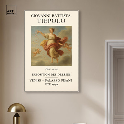 «Goddess of Spring», affiche d'art rétro sur toile par Art Remedy