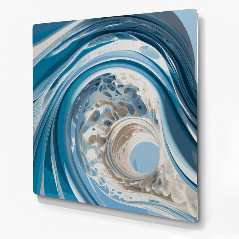 Art mural gris Biomorphic Abstraction 63, H 12 po x l 12 po