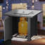 Table de foyer d'extérieur au propane en acier H 24,4 po x l 27,5 po Angielina