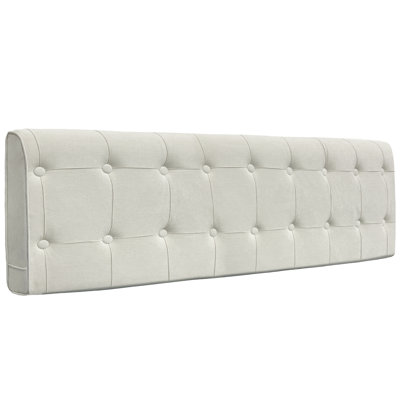 Square Lattice Microsuede Composite Upholstered Headboard Compression