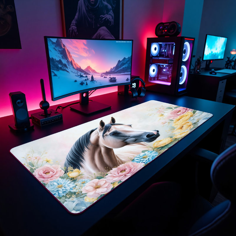 Polyester Desk Pad, 31.5x15.5