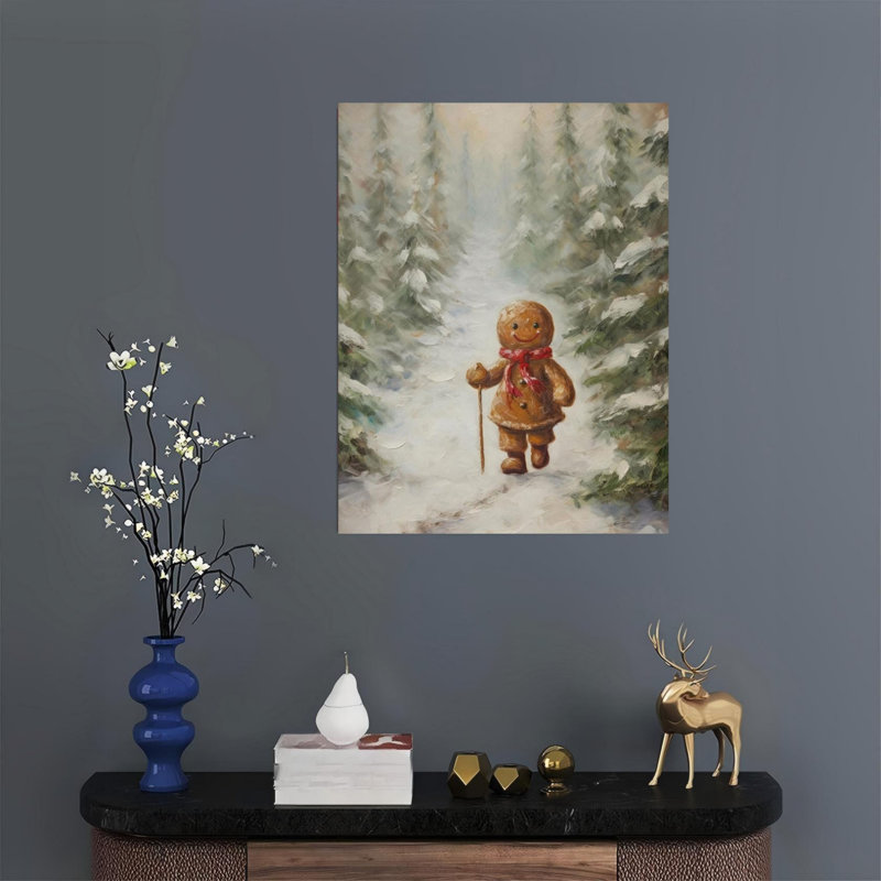 Mignon petit pain d'épices, art mural 24 "x 36"