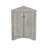 Triangle Bathroom Storage Cabinet With Adjustable Shelves, Freestanding Floor Cabinet-1612756246