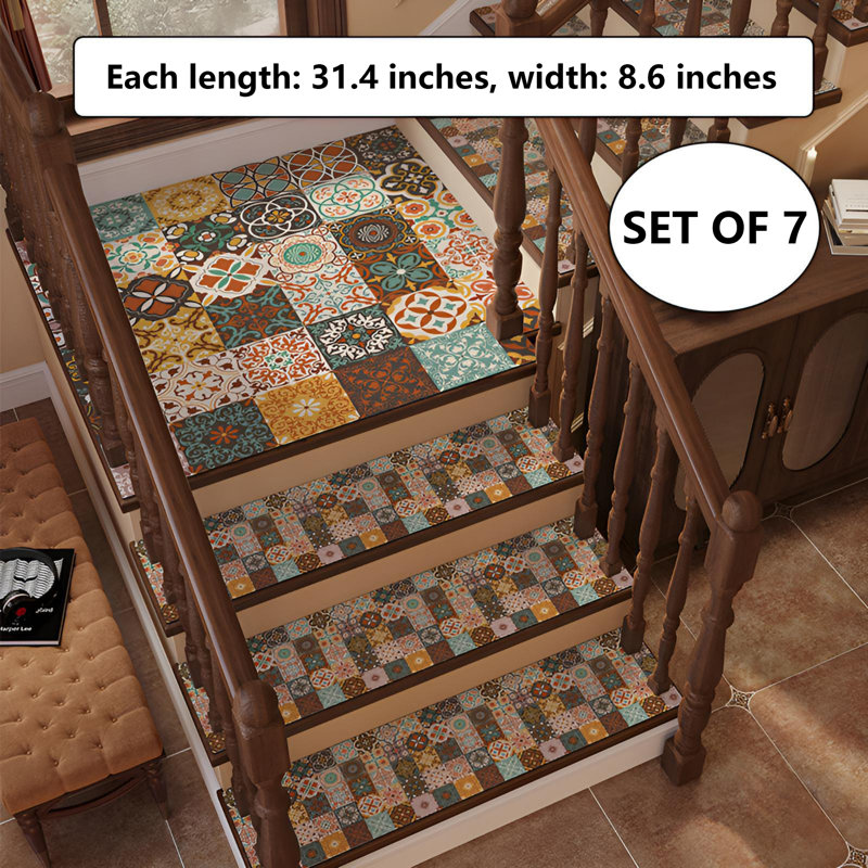 Tapis d'escalier insonorisés pour un environnement confortable