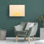 «Landscape Boho Full Shining Sun and Rays», reproduction sur toile tendue-1139124867