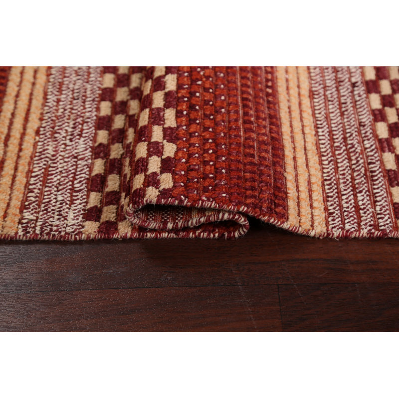 Tapis multicolore noué à la main 2 pi 8 po x 5 pi 8 po One-of-a-Kind