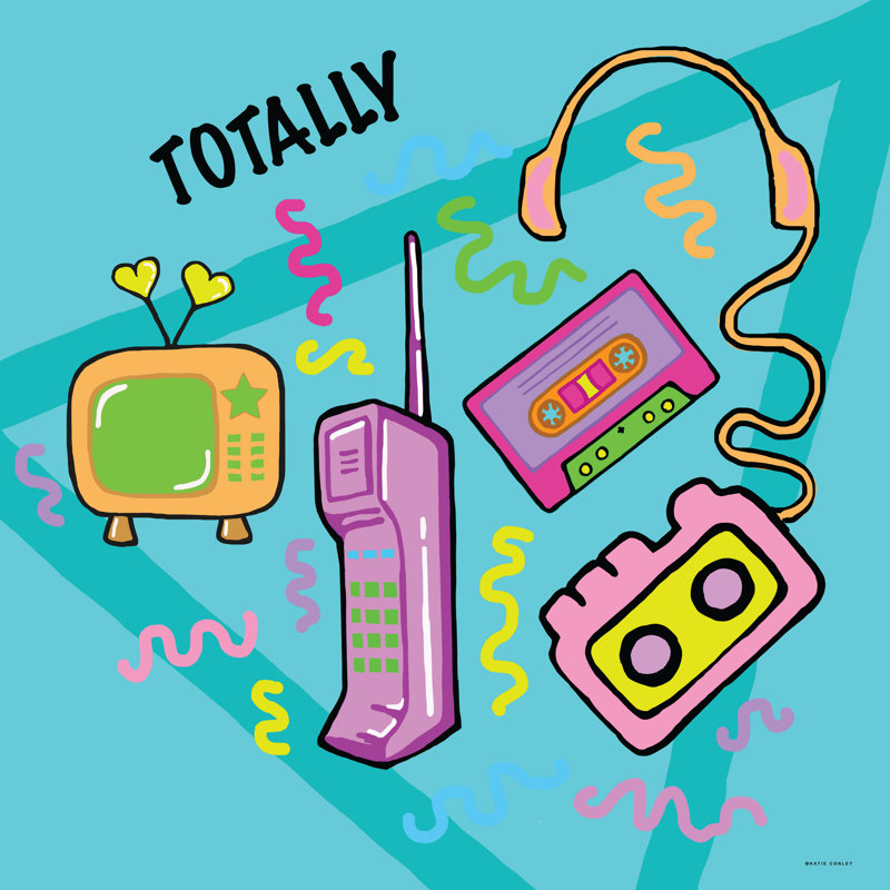 " 80S Tech ", 12" H x 12" W  