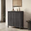 Buffet à panneau cannelé l 29,1 po avec 2 tablettes réglables-1410740629-1410740635