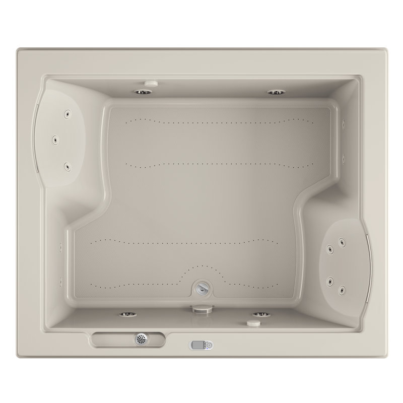 Fuzion® 71.75" Drop In/Undermount Combination Bathtub, Oyster