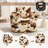 36.6" W Faux Fur Upholstered 360° Swivel Barrel Chair with Metal Base (Set of 2)-431968074-430948553