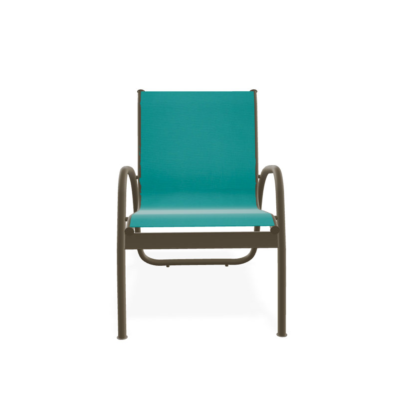 Fauteuil de patio Gardenella, Bois de plage texturé, Turquoise