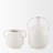 Donzel White W/ Black Speckles Small Vase