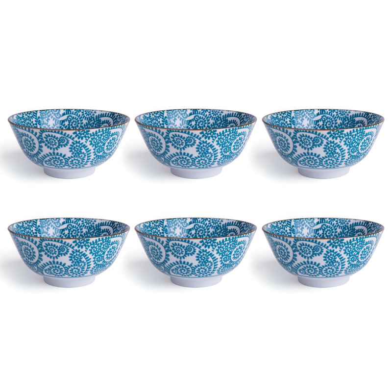 Oriented 202.88ml Porcelain Soup Plate