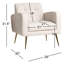 Fauteuil capitonné de 29 po de largeur Alixon-1574201564