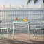 Table bistro en métal pour terrasse Sengsone