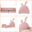 Joli lit simple princesse en forme de lapin avec revêtement rose - Lit plateforme de style princesse avec tête et pied de lit-1633031844