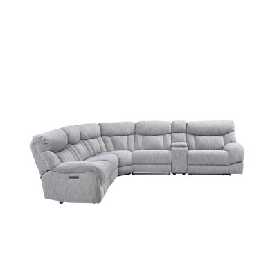 Park City - Canapé modulaire 6 pièces - Argent perle