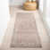 Jeccica Distressed Vintage Medallion Jute Blend Polyester Area Rug